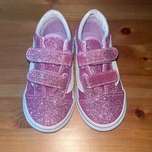 Pink sparkly vans